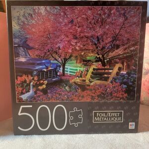 Milton Bradley 500 pieces foil/effect Metallique